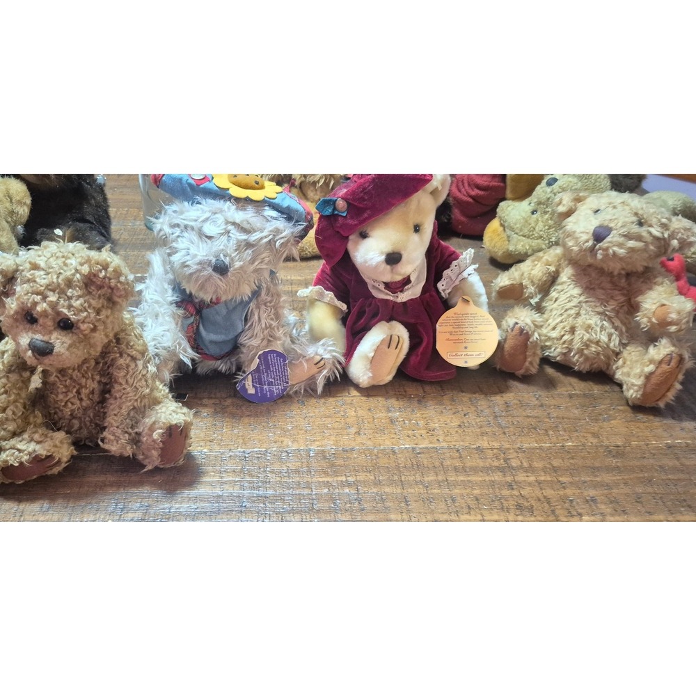 Pickford Bears Brass Button Bear Collection Lot Tully Blossom Dooley Plush Teddy